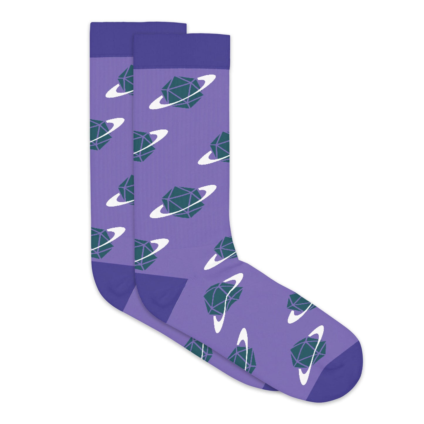 Planet Die Purple Socks
