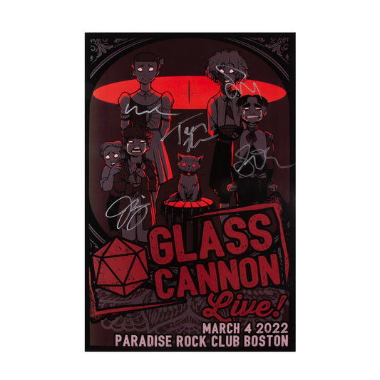 Paradise Rock Club Boston, MA 3/4/22 Poster
