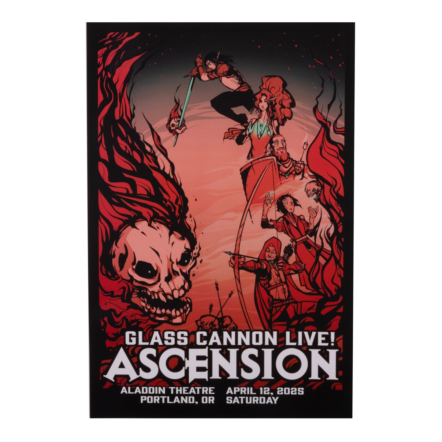 Aladdin Theatre, Portland, OR, 04/12/25 Poster