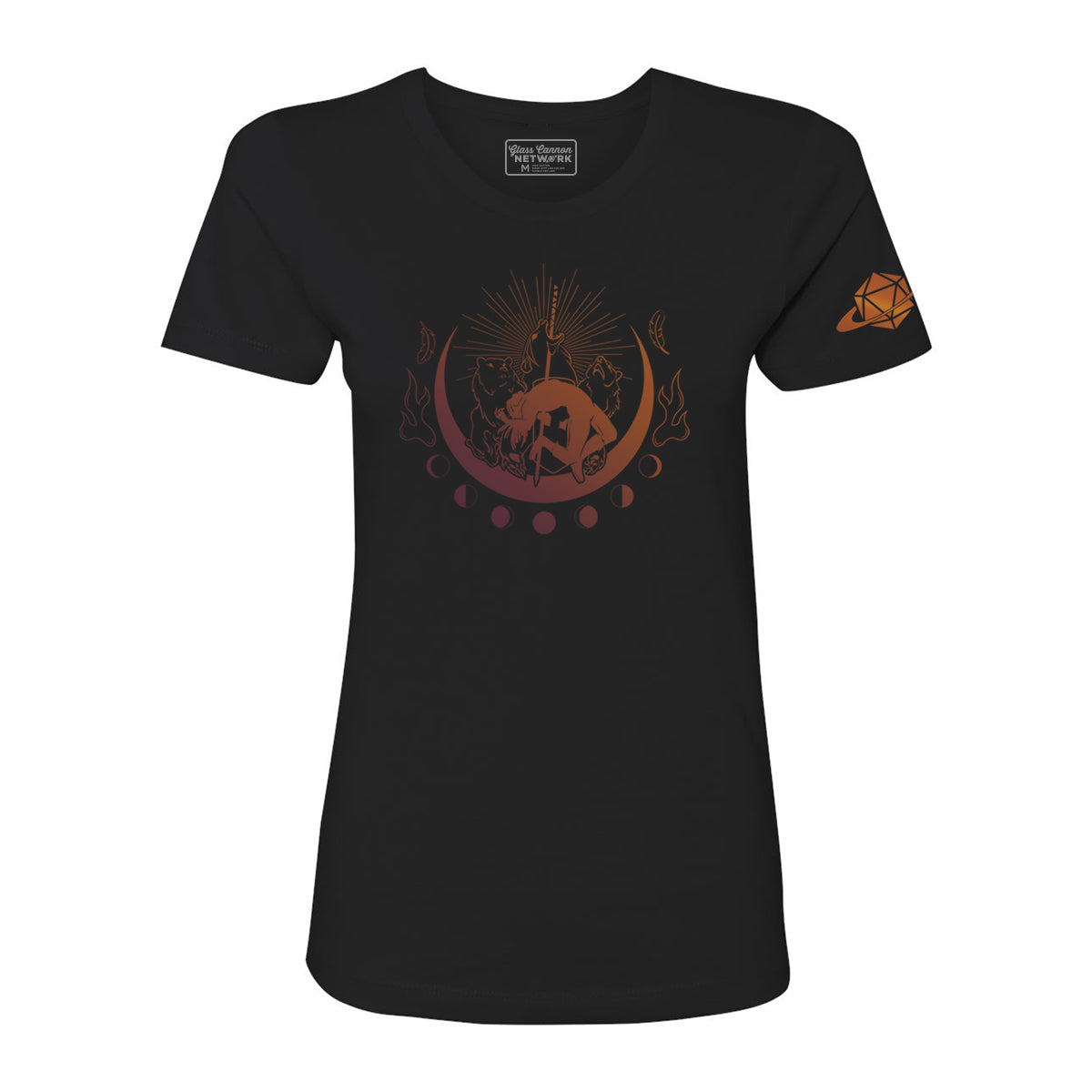 Women's Four Bears T-Shirt, Orange