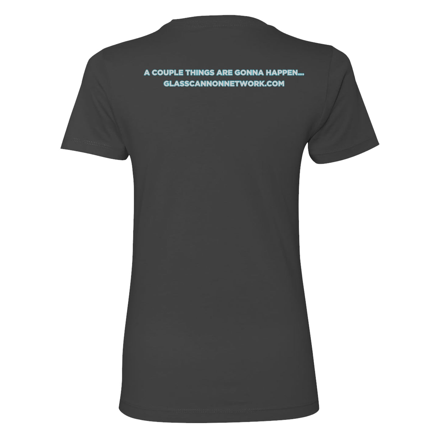 Glass Cannon Women's Grey Planet Die T-Shirt