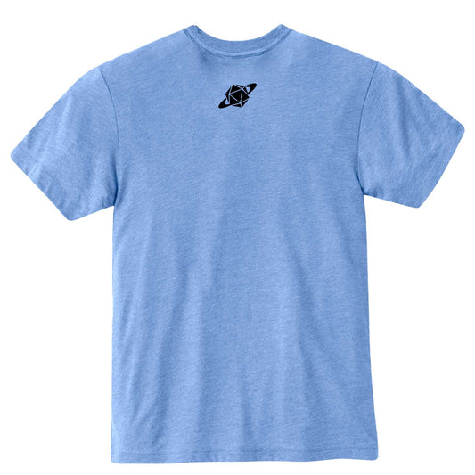 Roger's Happy Hour Heather Lake Blue T-Shirt