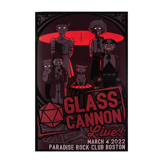 Paradise Rock Club Boston, MA 3/4/22 Poster