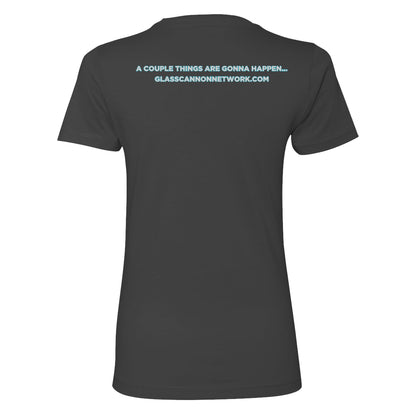 Glass Cannon Women's Grey Planet Die T-Shirt