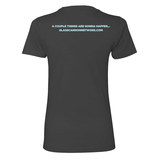 Glass Cannon Women's Grey Planet Die T-Shirt